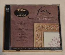 Behr Premium Plus With Stlye- Faux Finishing Techniques (2CD, 2003, Behr)