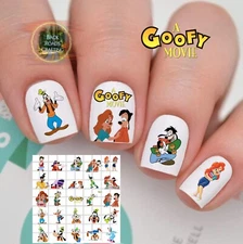 A Goofy Movie Waterslide Nail Art Decals Set Of 50 Instructions & Bonus