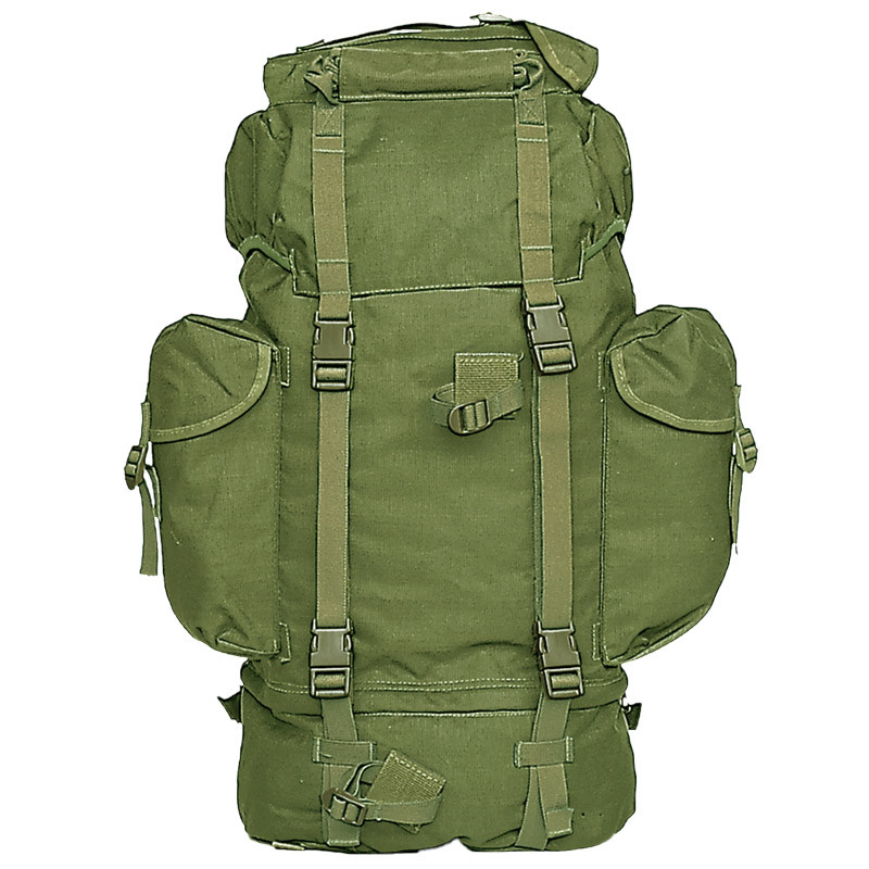 Bw Army Combat Zaino Militare Zaino Un'Escursione Bushcraft Olive Campeggio Viag