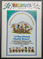 A Boy Named Charlie Brown Baseball 1995 Peanuts Card #31 (NM)