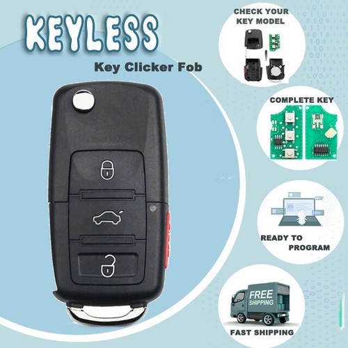 Replacement New Keyless Entry Remote Car Key Fob for Volkswagen 1K0 959 753 P - 第 1/5 張圖片