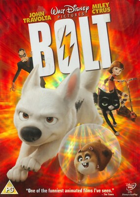 Bolt (2008) DVD, John Travolta, Miley Cyrus, Susie Essman [Region 2]