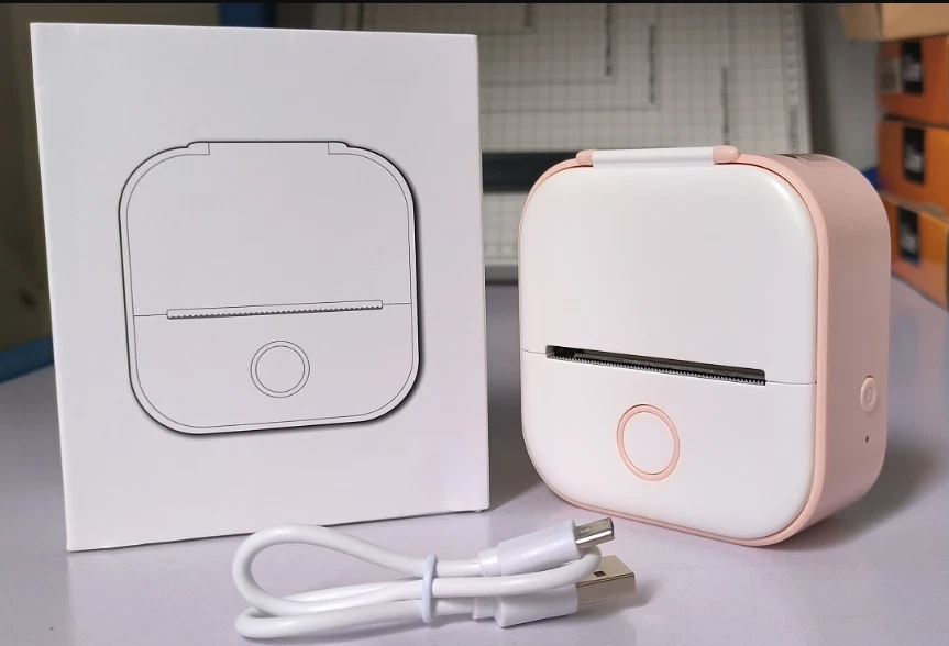 Bluetooth Mini Thermal Label Printer for Home Stickers & Photos