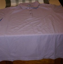 Port Authority Ladies Silk Touch Polo LARGE TOP LARGE LAVENDER
