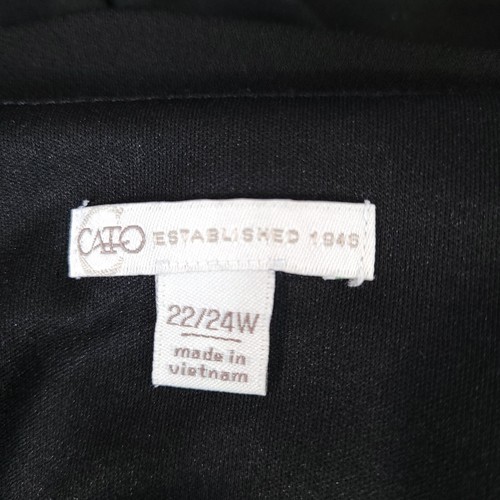 Vestido vaina pulóver para mujer Cato acanalado forrado largo manga corta talla 22/24W - Imagen 6 de 11