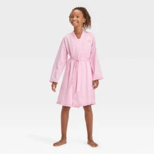 F.A.O. Schwarz Girls Pink Satin Robe *NEW*