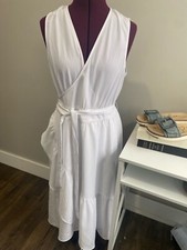 Who What Wear Wrap Dress Spring Medium
