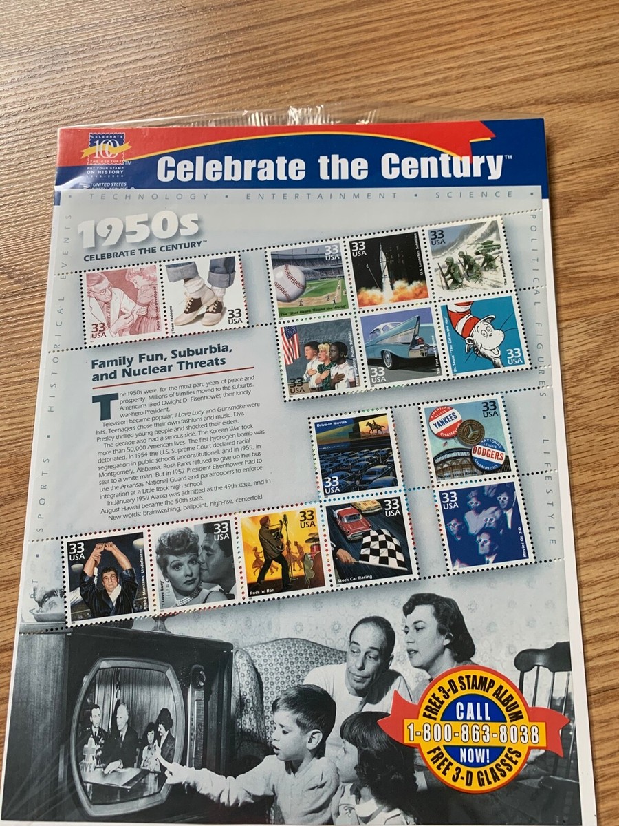 1950S CELEBRATE THE CENTURY STAMPS ITEM #5545 | eBay