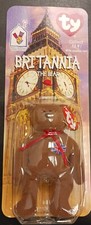New Mcdonalds TY Teanie Beanie Baby Britannia The Bear RARE 1999 In Original Box