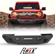 Bronco Mid-width Front Bumper Coated Steel Heavy Duty For 2021-2026 Ford Bronco Bronco Mid-width Front Bumper Coated Steel Heavy Duty For 2021-2026 Ford Bronco