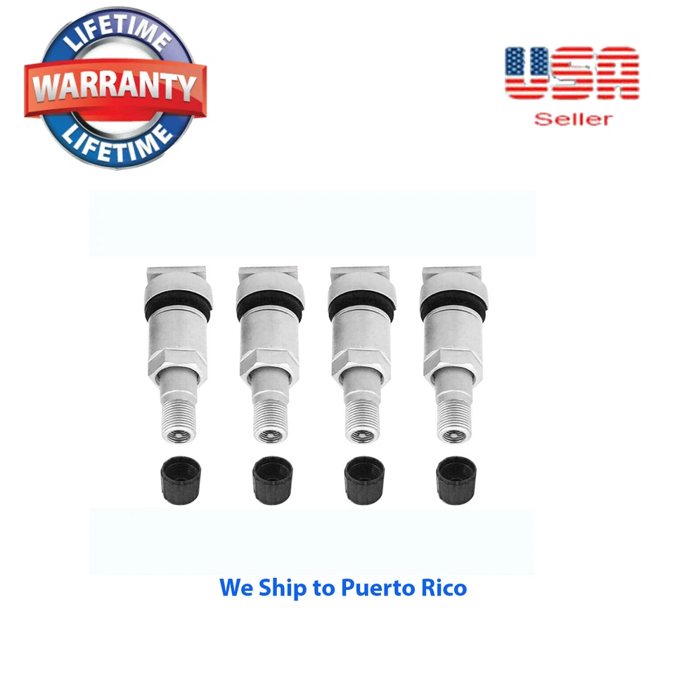 Kit de reparación de vástago de válvula sensor de presión de neumáticos 4X para Dodge Nissan 20020 20013 2010 Foto 3 de 3