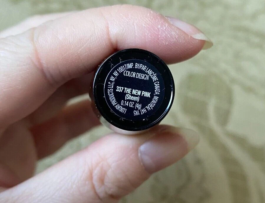 New LANCOME Color Design LIPSTICK 337 THE NEW PINK Sheen Full Size 0.14 oz~RARE - Image 4 of 4