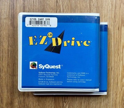 SyQuest EZDrive 135MB Cartridge - für Mac, Atari, PC - Bild 2 von 2