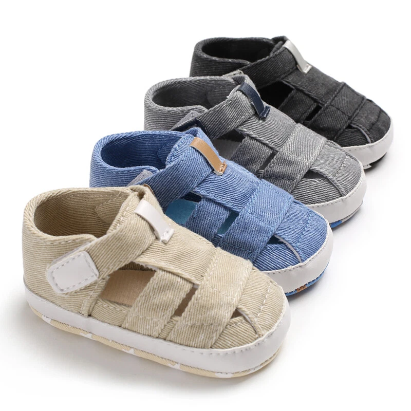 Fashion Boy Crib Shoes Infant Toddler Summer Sandals Size 3 6 9 18 Month | eBay