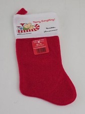 Vintage 80's American Greetings Christmas Stocking "ZIGGY" MERRY EVERY 12" NWT