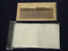 1000 STEREOVIEW/Stereoscopic Photo SLEEVES Pack/Lot ~ 2.5 Mil Poly ARCHIVAL SAFE
