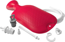 Enema Douche Kit Home Bottle Bag Reusable Hot Water Red Hygiene Multi Purpose US