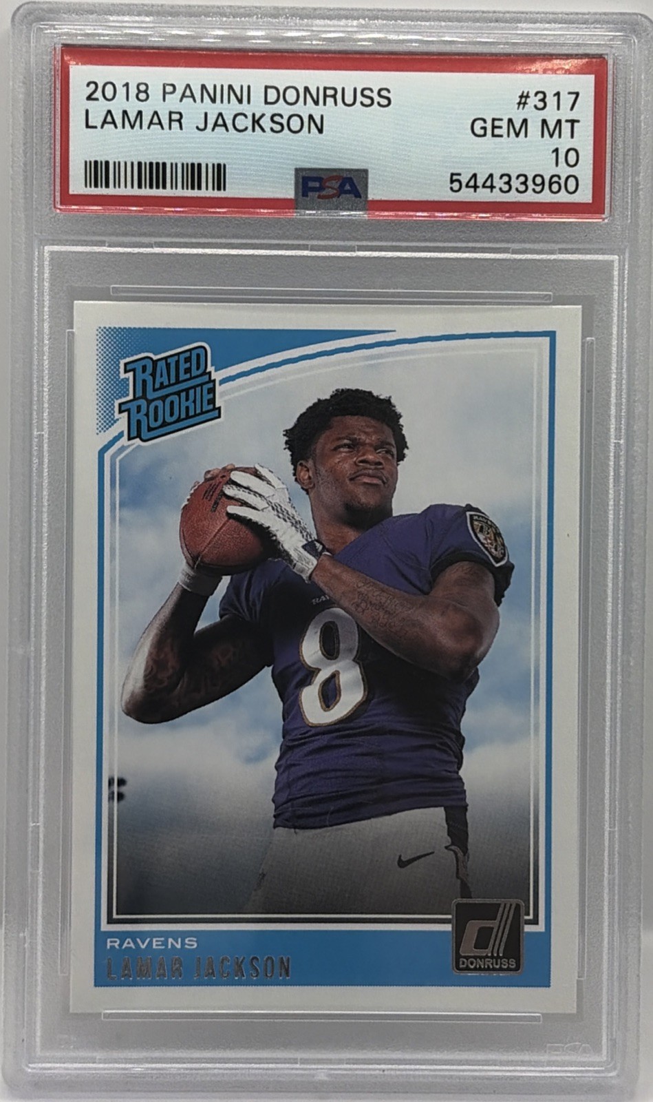 Lamar Jackson Panini Donruss #317 Base