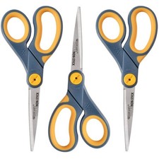 Westcott 8Inch NonStick Titanium Scissors For Office and Home Glide Adjust T...