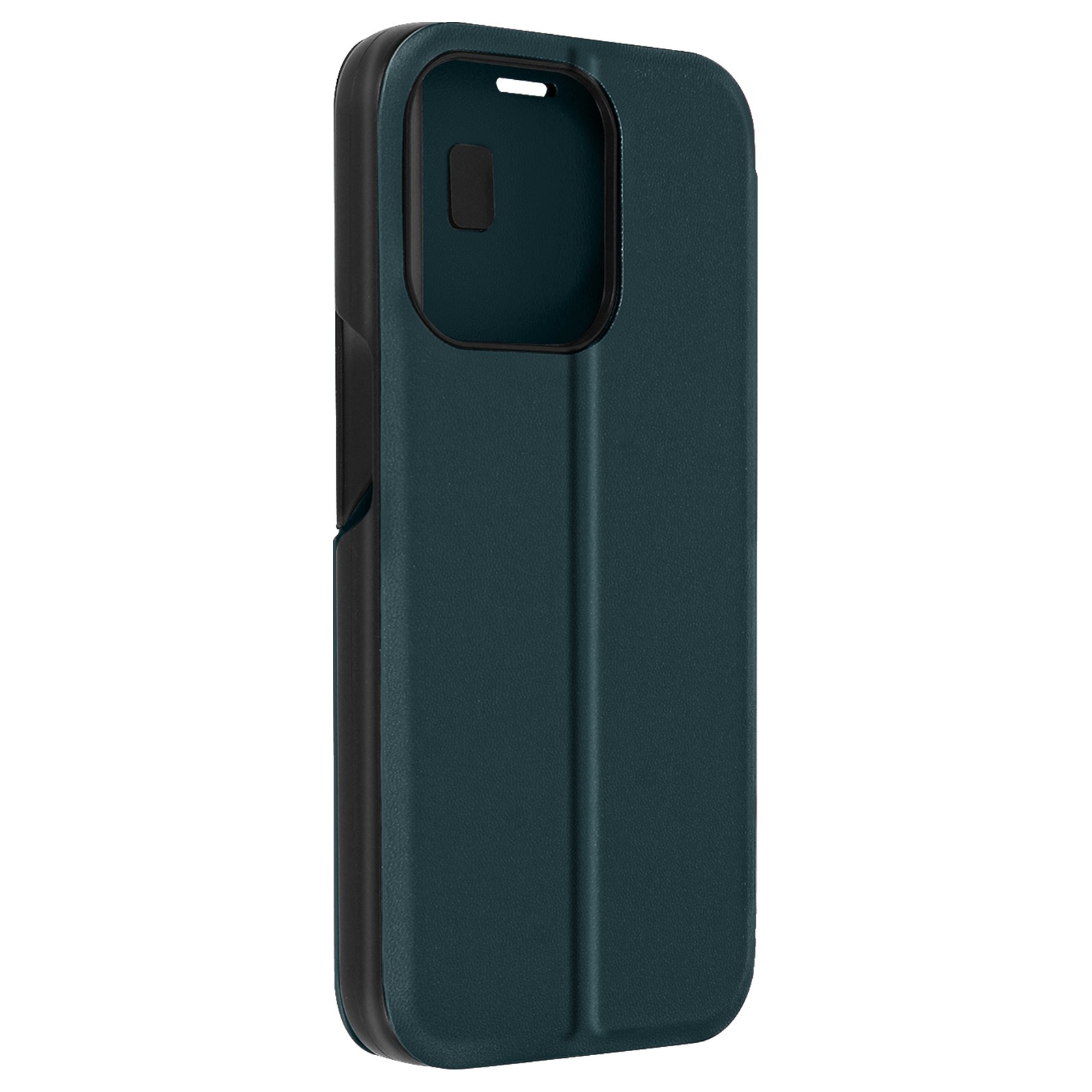 Coque folio iPhone 15 Pro Max chic vert foncé avec rabat support premium - 2