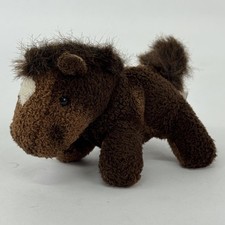 Aurora World Mini Flopsie Brown Pony Horse A A Plush with Tag