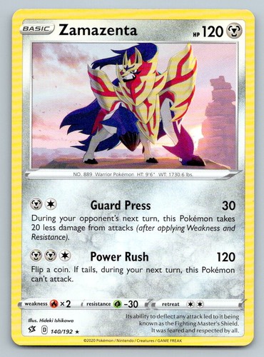 Zamazenta Rebel Clash RCL R 140/192 NM