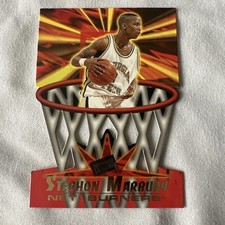 1996 Press Pass #NB 4 Stephon Marbury Net Burners RC rookie card 