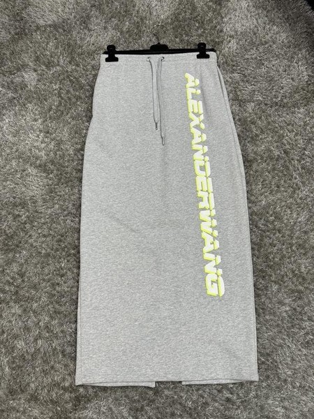 Women Alexander Wang Skirt Grey Cotton 36 / S / 44