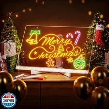 Lumiboard Led Drawing Board, Led Note Board with Color Marker, 12