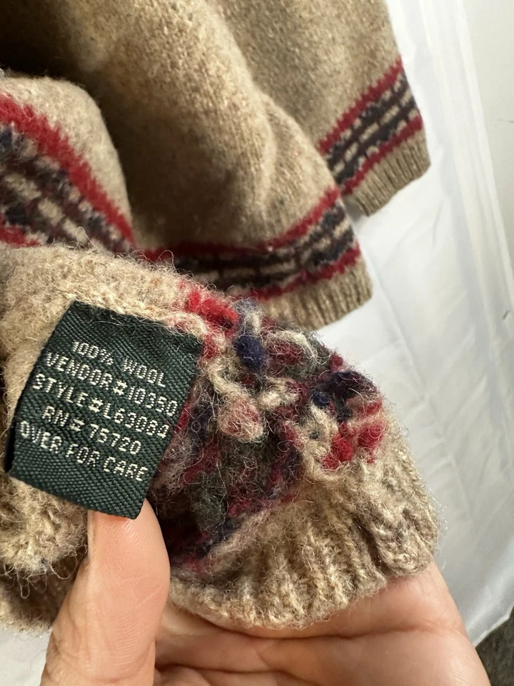 Женский большой пуловер BKLE свитер шерстяная смесь  - Изображение 4 из 4