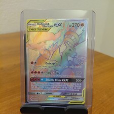 Pokemon Reshiram & Charizard GX 217/214 Unbroken Bonds Rainbow Rare NEAR MINT on eBay