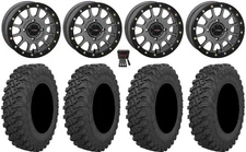 System 3 SB-5 Grey 15" Wheels 30" Pro Runner Tires Polaris Ranger XP 9/1K