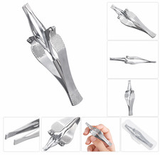 Professional Stainless Steel Tweezers Eyebrow Hair Pluckers Precision Tool