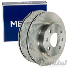 2X MEYLE BREMSSCHEIBEN 241mm VORNE PASSEND FÜR HYUNDAI I10 KIA PICANTO