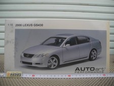 2006 LEXUS GS430 SEDAN LEFT HAND DRIE MERCURY METALLIC 1/18 AUTOart 78801 Lexus