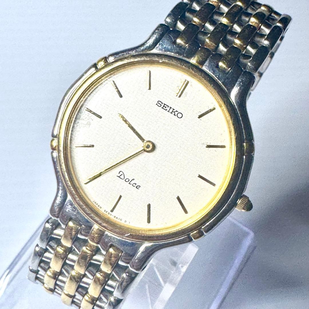 Seiko Watch Dolce Quartz 32mm Dress Pre-Owned 5E30-6A00 Women's - vintagewatches.pk