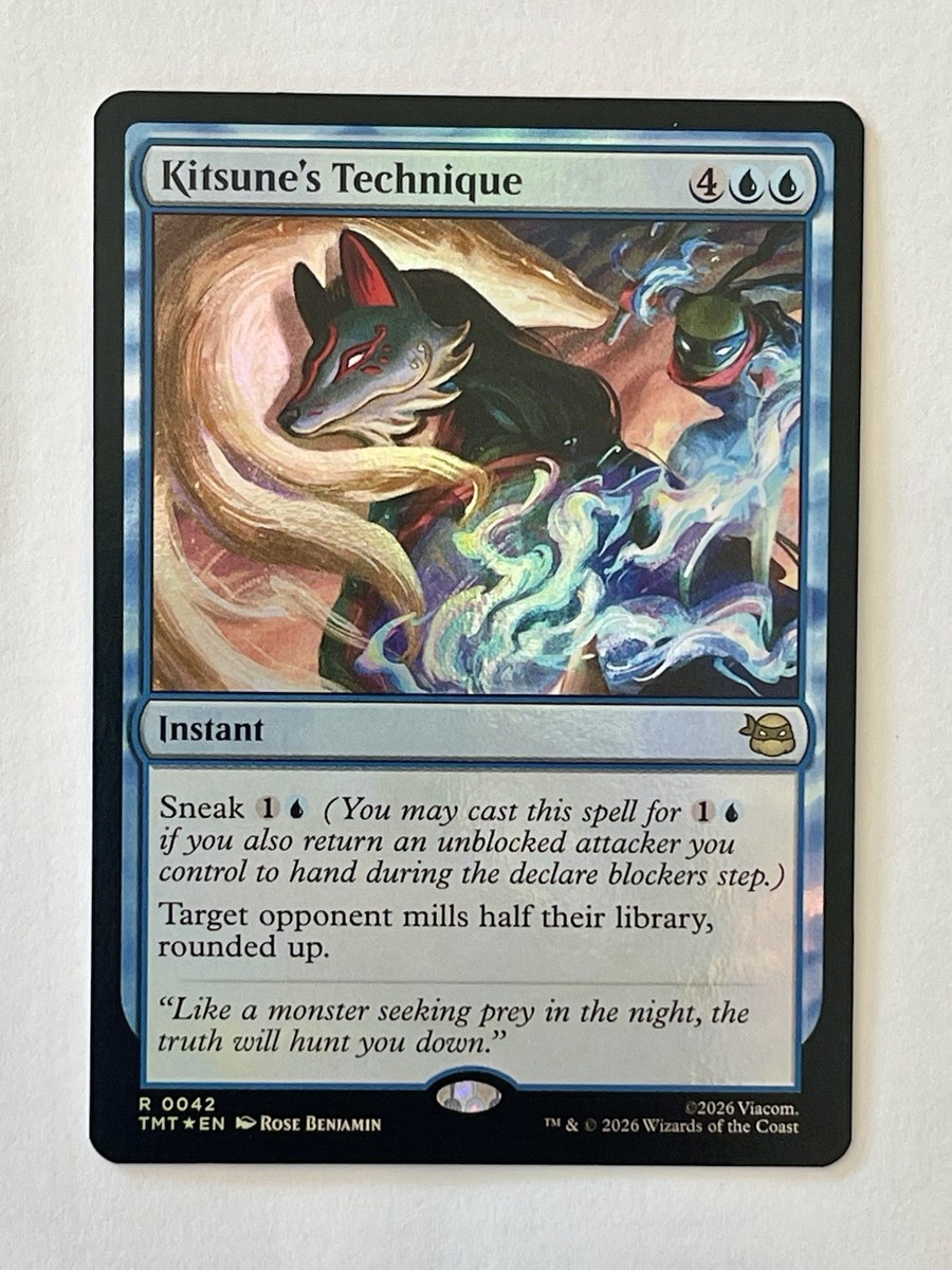 Kitsune's Technique Teenage Mutant Ninja Turtles Foil for sale