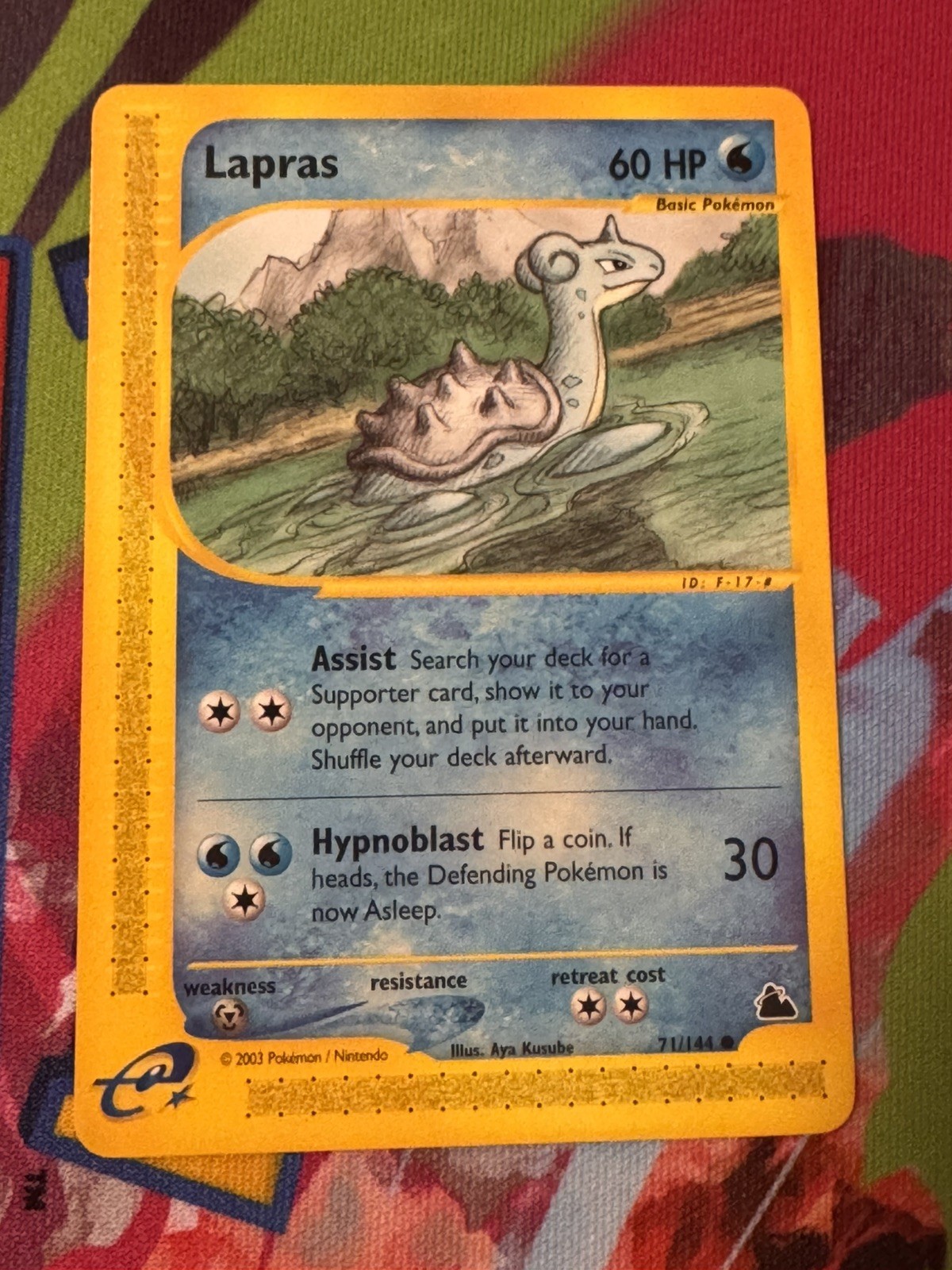 Lapras 71/144 NM Common Skyridge 2003 Pokemon TCG