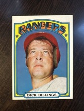 1972 TOPPS #148 DICK BILLINGS TEXAS RANGERS NM *Hot Corner Vintage*