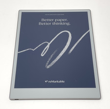 reMarkable Paper Pro Tablet RM02A 64GB Gray with Marker Black Folio Very Good