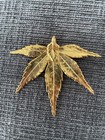 Gold Dipped Marijuana Leaf 2x2.25”Pendant Ornament Weed Grass Pot 420 Jewelry — photo 4