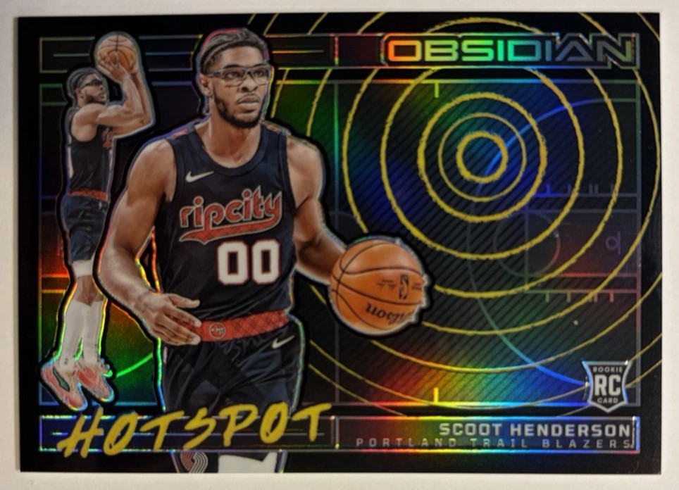 2023-24 Panini Obsidian - Scoot Henderson - Hotspot No. 6 - /99
