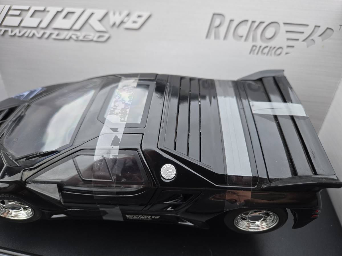 No.55 RICKO製 1/18 Vector W8 Twin Turbo 1/18 Ricko 1991 Vector W8 Twinturbo Red 32119 RARE for sale online