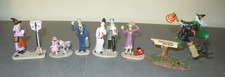 Lot of 6 Lemax Spooky Town Halloween Figurines