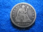 1855 w/Arrows Seated Liberty Quarter - Nicer Circulated