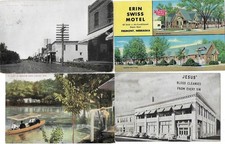 4 NEBRASKA Postcards - WINSIDE MAIN ST. / FREMONT / LINCOLN - BIBLE BROADCAST 4 NEBRASKA Postcards - WINSIDE MAIN ST. / FREMONT / LINCOLN - BIBLE BROADCAST