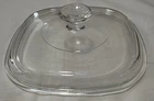 Vintage Pyrex Corning Ware A-9-C Clear Square Glass Casserole Replacement Lid