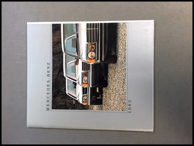 1983 Mercedes Benz 26-page Car Brochure Catalog 380SEL 300CD 300D 380SEC 380SL Foto 2 de 4