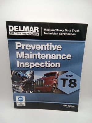 ASE Test Prep- T8 Preventive Maintenance Delmar Cengage Learning FREE SHIPPING