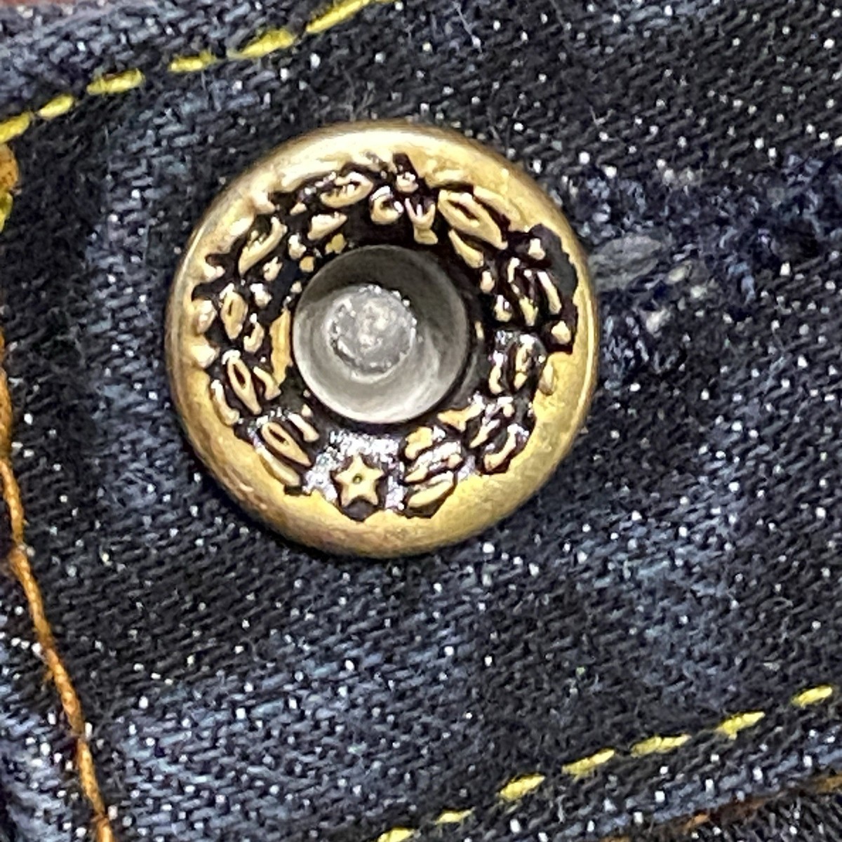 Evisu No.2 Lot 0001 Selvedge Denim Jeans 40 Go On Kanji Graphic